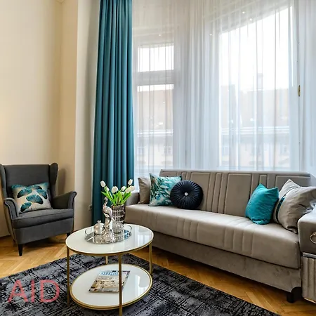 Appartement Blue Fountain Design - Hostaid Boedapest